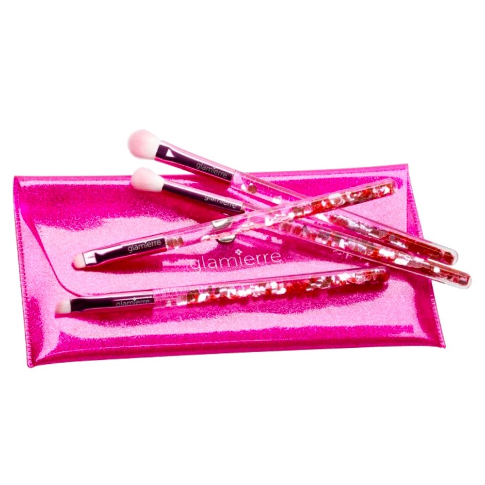 NEW Glamierre Pink Luxe Glitter Brush Collection